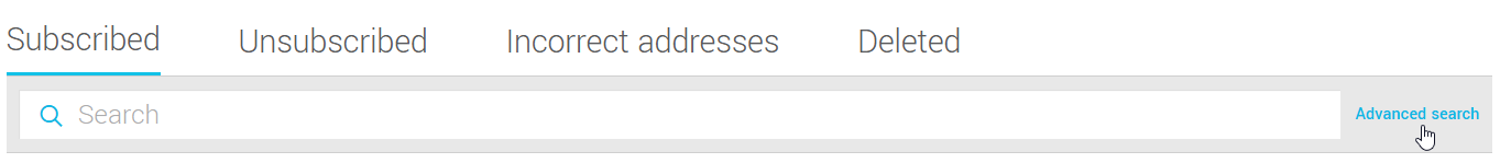 advanced search